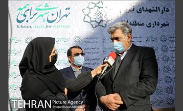 بازدید شهردار تهران از پروژه هاى منطقه ١٧