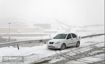 بارش برف در تهران 2