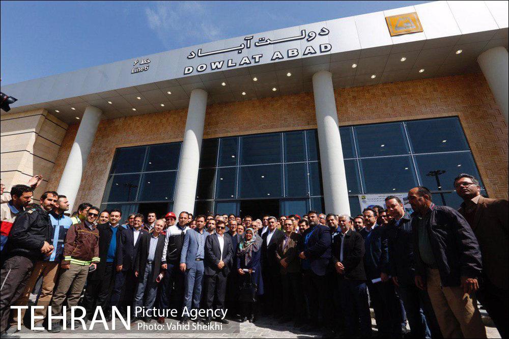 تست گرم خط ۶ متروی تهران 15