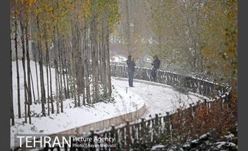 برف پاییزی در تهران 37