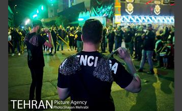 عزاداری شب پنجم ماه محرم در محله گرگان 31