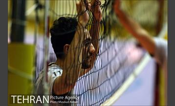 تمرین تیم ملی والیبال زیر نظر سرمربی جدید مونته نگرویی