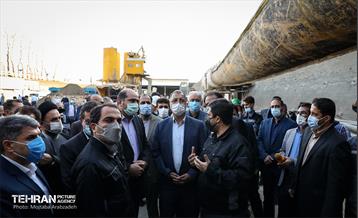 بازدید شهردار تهران از پروژه های خاکریزآب 19