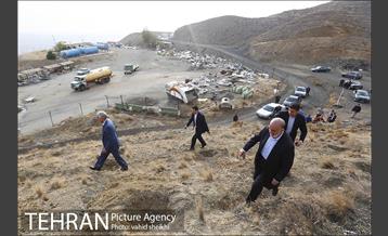 بازدید شهردار تهران از پروژه درختکاری کمربند سبز تهران  3