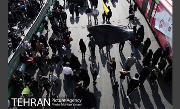 راهپیمایی جاماندگان اربعین حسینی از کربلا در تهران 15