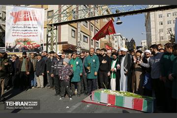 تشییع پیکر شهید گمنام دفاع مقدس "همسایه فردوس" 4