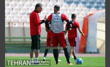 تمرین تیم ملی فوتبال 7
