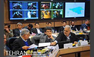 جلسه ستاد مدیریت بحران شهر تهران با حضور دکتر نجفی‎ 19