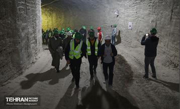 بازدید دانشجویان از پروژه ایستگاه مترو تختی 33