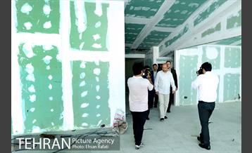 بازدید شهردار تهران از آخرین مراحل ساخت باغ کتاب تهران 18