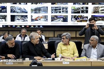 نشست جمعی از نمایندگان مجلس با رئیس سازمان پیشگیری و مدیریت بحران تهران 39
