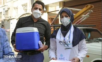 طرح واکسیناسیون سیار شهری علیه کرونا در منطقه 7