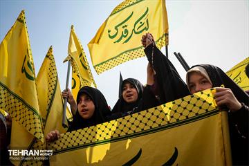 اجتماع «نوجوانان آرمانی، لشکر قدس»