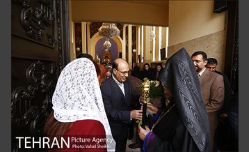 دیدار شهردار منطقه شش از کلیسای سرکیس مقدس