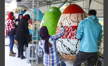 جشنواره تخم مرغ رنگی در باغ شهدا 11