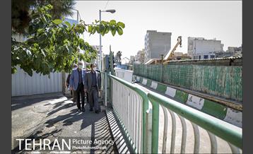 بازدید معاون فنی عمرانی از پروژه های منطقه 12