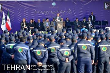 پیشواز نیروهای شهربان و حریم بان از نوروز با حضور شهردار تهران 33