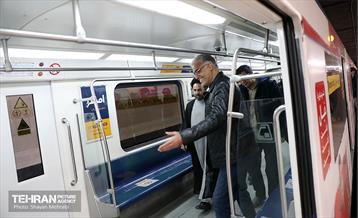تست گرم بخش میانی خط ۶ مترو تهران 15
