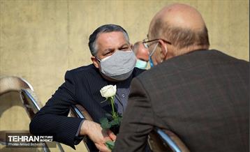 مراسم تشییع پیکر مرحومه ایران درودی هنرمند نقاش 12