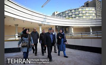 بازدید مدیر عامل متروی تهران از پروژه ایستگاهی میدان ولیعصر 5