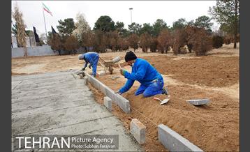 آماده سازی قطعه 50 برای شهدا آتش نشان 16