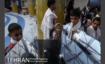 بازدید کودکان کار از آسمان نمای گنبد مینا 4