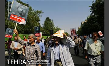 تظاهرات بعد از نماز جمعه تهران برای میانمار 6