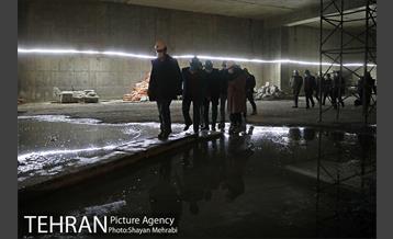 بازدید مهندس امام از پروژه پایانه زیرزمینی خط 4 مترو تهران 20