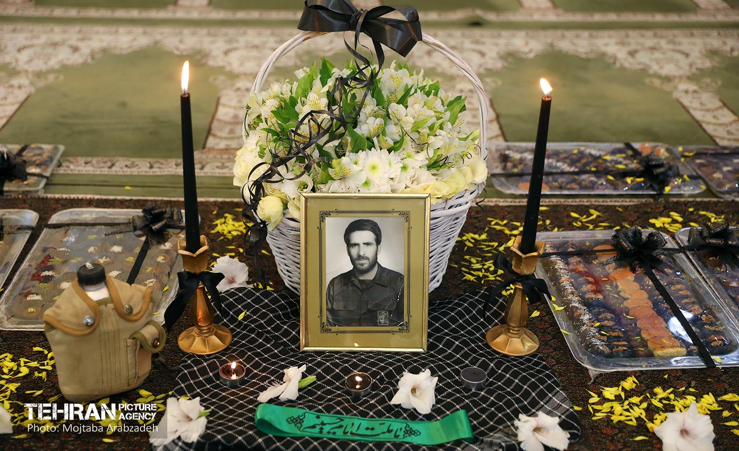 حضور شهردار تهران در مراسم ترحیم جانباز شهید محمد سرتیپی