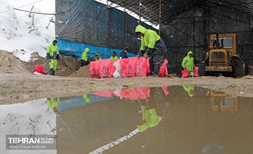 عملیات برف‌روبی در پایتخت 22