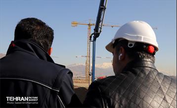 بتن‌ریزی در ابرپروژه ۸۰۰۰ واحدی مسکن آتش‌نشانان تهران 20