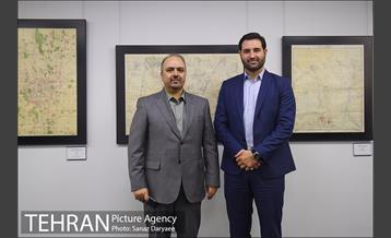 بازدید مدیرکل دفتر شهردار تهران از نمایشگاه دائمی نقشه 1