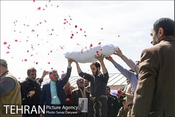 تشییع پیکر مطهر دو شهید گمنام 17