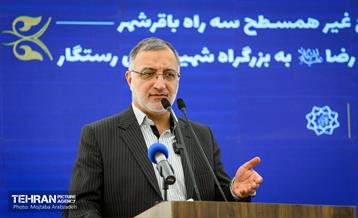 بهره برداری از پروژه غیر هم‌سطح سه راه باقر شهر 12