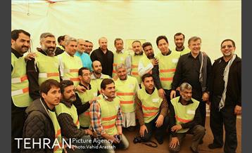 بازدید دکتر قالیباف از موکب جنت الزهرا (س) در کربلا 5