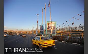 خیابان های تهران در آستانه چهلمین سالگرد انقلاب اسلامی 9