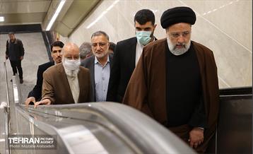 آیین بهره‌برداری از ۱۱ کیلومتر خط مترو 2