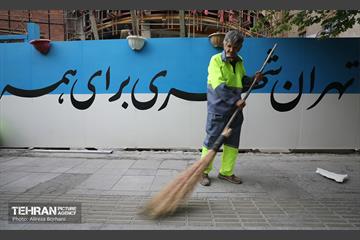 حضور پرسنل خدمات شهری در مسیر راهپیمایی روز قدس 16
