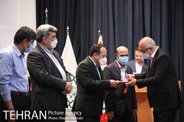 آیین تقدیر از آتش نشانان حریق پالایشگاه تهران 27