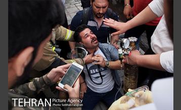 آتش سوزی پاساژ مهستان 1