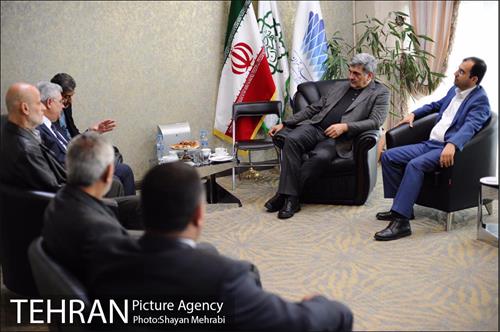 دیدار محمد سعید رئیس سازمان شهرهای متحد با پیروز حناچی شهردار تهران 6