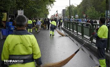 خدمات شهرداری تهران در پایان روز قدس 3