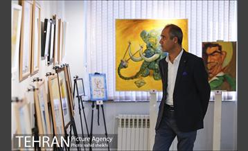 نمایشگاه خیریه کارتون و کاریکاتور نقش مهربانی 6