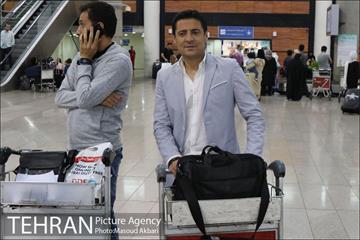 استقبال از علی رضا فغانی داور مسابقات جام کنفدراسیون ها