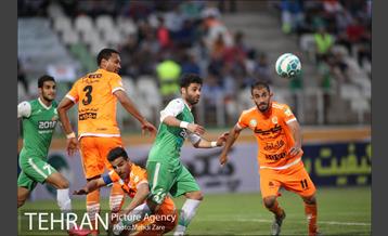 دیدار تیم های فوتبال سایپا و ماشین سازی تبریز