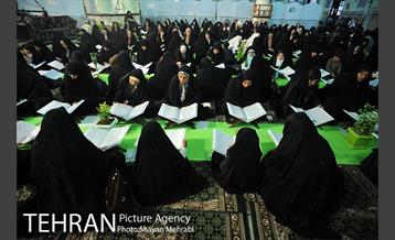 جزء خوانی قرآن کریم در حرم عبدالعظیم حسنی(ع) 9