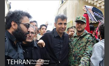 مراسم تشییع پیکر منصور پورحیدری 7