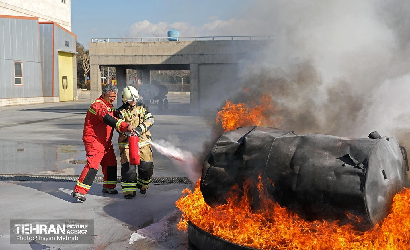 دوره آموزشی آتش‌نشانی ویژه خبرنگاران 21