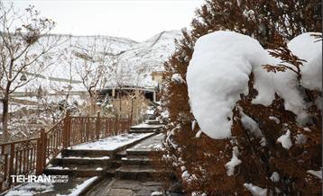 روز برفی در آبشار تهران 26