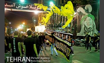 عزاداری شب پنجم ماه محرم در محله گرگان 14